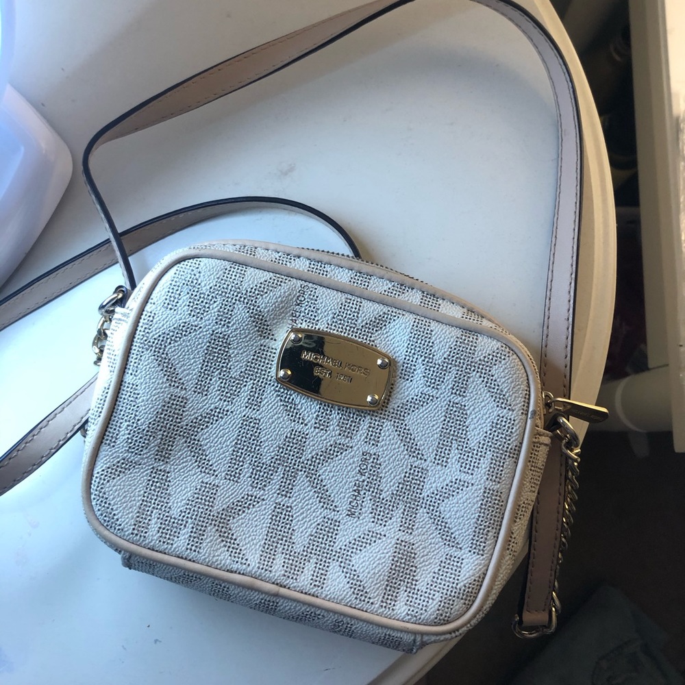 Michael Kors monogram crossbody bag
